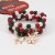 christmas bracelet  snowflake christmas tree deer pendant multilayer elasticity bracelet