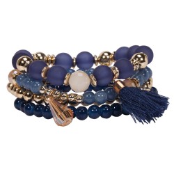 woman bracelet  multilayer bracelet  Cloth tassel