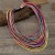 occidental style multilayer handmade weaveu leather lady necklace wind necklace