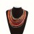 occidental style multilayer handmade weaveu leather lady necklace wind necklace