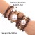 Bohemian style Acrylic beads bracelet set more  head