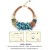 occidental style fashion exaggerating handmade beads clavicle chain necklace  Bohemian style lady