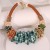 occidental style fashion exaggerating handmade beads clavicle chain necklace  Bohemian style lady