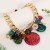 original resin imitate big stone necklace  occidental style fashion exaggerating lady big necklace