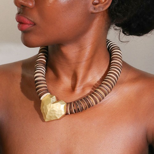 original handmade beads natural necklace  brief love clavicle chain