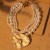 fashion multilayer imitate Pearl exaggerating necklace  original lady