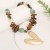 original Bohemian style necklace  mash up  gold love pendant
