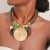 original fashion retro lady necklace  creative leaf pendant