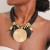 original fashion retro lady necklace  creative leaf pendant