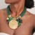 original fashion retro lady necklace  creative leaf pendant