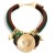 original fashion retro lady necklace  creative leaf pendant
