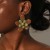 fashion Acrylic flowers ear stud