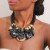 original multilayer Acrylic butterfly flowers necklace