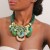 original multilayer Acrylic butterfly flowers necklace