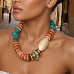 original handmade beads exaggerating necklace