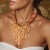 original beads necklace  occidental style exaggerating Metal tassel necklace