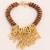 original beads necklace  occidental style exaggerating Metal tassel necklace