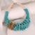 Bohemia turquoise necklace  original exaggerating lady clavicle chain