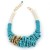 Bohemia turquoise necklace  original exaggerating lady clavicle chain