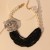 imitate Pearl flowers multilayer necklace  original style lady