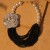 imitate Pearl flowers multilayer necklace  original style lady