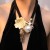 Bohemia leaf tassel imitate Pearl necklace  original