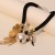 Bohemia leaf tassel imitate Pearl necklace  original