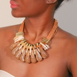 original handmade production exaggerating Acrylic necklace multilayer clavicle..
