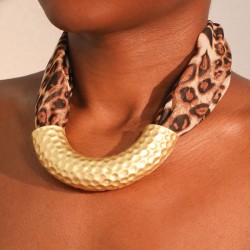 occidental style fashionU leopard necklace  original Bohemian style