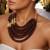 original Bohemian style multilayer necklace  handmade beads clavicle chain