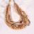 occidental style multilayer necklace  Bohemian style natural beads head