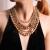 occidental style multilayer necklace  Bohemian style natural beads head