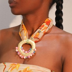 original creative circle pendant necklace  Bohemian style fashion lady clavicl..