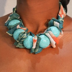 andmade imulated urquoise oho ecklace