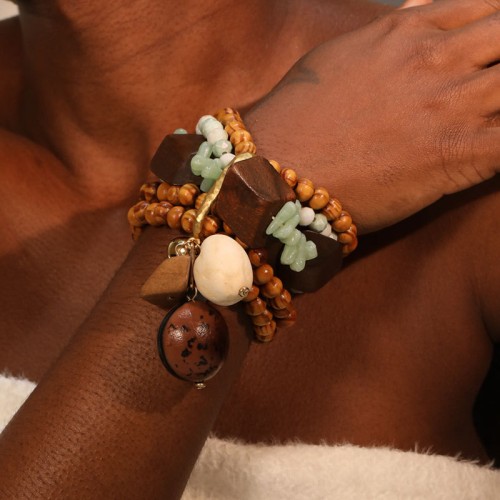 original handmade beads multilayer bracelet  fashion lady bangle