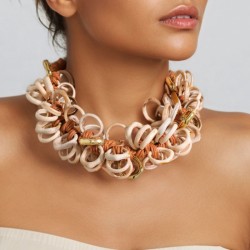 original Acrylic circle circle exaggerating necklace fashion lady clavicle cha..