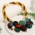 original fashion style buttons pendant necklace  head fashion