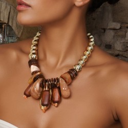 original handmade beads color necklace