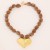 original handmade beads Acrylic love necklace