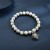 turquoise Beads occidental style lotus  beads bracelet