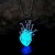 Alloy night-luminous pendant Halloween collocation necklace
