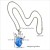 Alloy night-luminous pendant Halloween collocation necklace