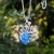 Alloy night-luminous pendant Halloween collocation necklace
