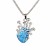 Alloy night-luminous pendant Halloween collocation necklace