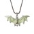 occidental style Halloween black bat shirt pendant  head day necklace