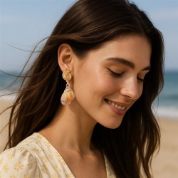 personality trend leisure wind pendant Earring all-Purpose temperament leisure..