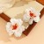 style Acrylic petal handmade flower exaggerating atmospheric woman earrings