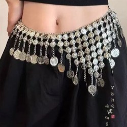 Bohemia tassel pendant chain woman wind personality Metal belt ethnic style al..