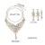 occidental style exaggerating crystal gem necklace earrings set bride banquet woman occidental style exaggerating crystal gem necklace earrings set bride banquet woman