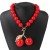 occidental style  exaggerating Acrylic big Beads necklace brief personality cherry pendant  woman environmental resi occidental style  exaggerating Acrylic big Beads necklace brief personality cherry pendant  woman environmental resi